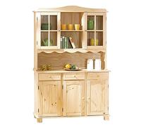 Dmora Credenza - Madia Marrone Rovere 32x130x198h cm