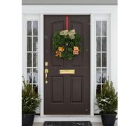 Dmora Decorazione da Natale Lewis Verde Colore Struttura Beige