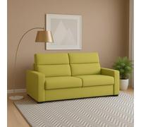 Dmora Divano Fisso 2 Posti Quanna 200x95x100h cm Verde Sfoderabile Idrorepellente, Lavabile Made in Italy