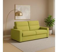 Dmora Divano Fisso 2 Posti Vala 180x95x100h cm Verde Sfoderabile Idrorepellente, Lavabile Made in Italy