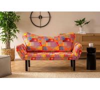 Dmora - Divano Letto 2 posti Aquilonis, Sofà trasformabile, Divanetto per Ospiti, Poltrona Letto, 150x65 h40 cm, Multicolore