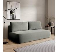 Dmora Divano Letto 2 Posti Maisie 210x106 cm Grigio Contenitore Cuscini Sfoderabili, Reclinabile