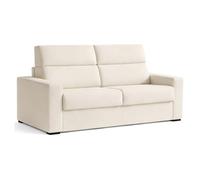 Dmora Divano Letto 2 Posti Orchidea 200x95 cm Beige Sfoderabile Contenitore, di Apertura a Ribalta Made in Italy