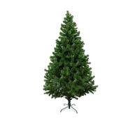 Dmora Esidra Natale Artificiale, Albero in PVC in 5 Misure, Innesto ad Uncino, Base a Croce, 150 CM, 438 Rami