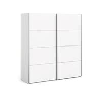 Dmora Guardaroba, colore bianco, cm 182.4 x 201.5 x 64