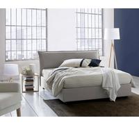 Dmora Letto Matrimoniale Clio, Letto Contenitore sfoderabile con testiera e giroletto Contenitore Imbottiti, 100% Made in Italy, Adatto per Materasso 160x190 cm, Grigio