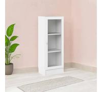 Dmora Libreria Alexiane, Scaffale da Ufficio, Mobile portalibri, Biblioteca, 41x28 h107 cm, Bianco