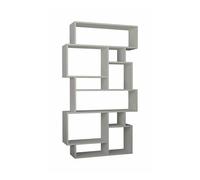 Dmora Libreria Issachar, Scaffale da Ufficio, Mobile portalibri, Biblioteca, 96x26 h169 cm, Bianco