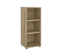 Dmora - Libreria Theophane, Scaffale da ufficio, Mobile portalibri, Biblioteca, 47x40 h113 cm, Quercia