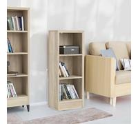 Dmora - Libreria Violette, Scaffale da ufficio, Mobile portalibri, Biblioteca, 41x27 h107 cm, Quercia