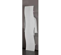 Dmora Mobile da Ingresso Alessandro, Entratina Moderna Multifunzione, Armadietto Multiuso per atrio, 100% Made in Italy, cm 40x27h186, Bianco Lucido