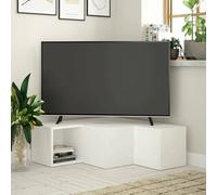 Dmora Mobile Porta TV Alya, Credenza da Soggiorno, Armadio Basso per TV, Base Parete attrezzata, 90x92h32 cm, Bianco