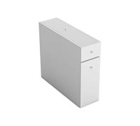 Dmora - Mobile sottolavabo Galene, Mobiletto da bagno, Contenitore porta lavabo, Armadio per lavandino, 20x60h55 cm, Bianco