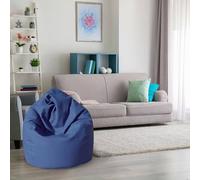 Dmora Pouf Poltrona a Sacco, Rivestimento in Cotone, 60 x 50 x 80 cm