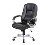 Dmora Serena Group 92344 Poltrona Direzionale Boston, Nero