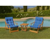 Dmora set Tavolo e Sedie Lyncis Marrone 2 Posti Dimensione Seduta 66x48h111 cm, Dimensione Tavolo 40x40h40 cm