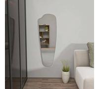 Dmora Specchio Azmidiske 2.2x120h cm Trasparente Forma Fantasia Materiale Struttura in Legno Nobilitato, Tipologia da Appendere