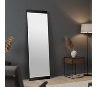 Dmora Specchio Fidenza 2.2x40h cm Nero Materiale Struttura in Legno Nobilitato