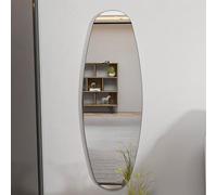 Dmora Specchio Mitiri 40x120h cm Trasparente Forma Ovale Tipologia a Parete, Colore Struttura Trasparente