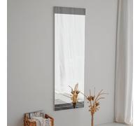 Dmora Specchio Nenena 40x120h cm Bianco Forma Rettangolare Tipologia a Parete, Colore Struttura Trasparente