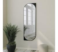 Dmora Specchio Nerena 52x152h cm Nero Forma Rettangolare Tipologia a Parete, Colore Struttura Trasparente