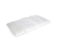 Talamo Italia - Cuscino per letto, 100% Made in Italy, Guanciale sfoderabile a saponetta in Memory Foam forato, Anallergico e Traspirante, 70x39x h10 cm