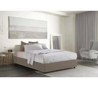 Dmora Talamo Italia - Letto alla Francese Chloe, Letto Contenitore in Tessuto, Apertura Frontale, Adatto per Materasso Cm 140x200, 100% Made in Italy, Bianco