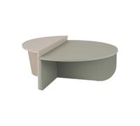 Dmora Tavolino da Salotto Feglino, Tavolo Basso da caffè, Portariviste per Divano, Ripiano da Soggiorno, 90x60 h35 cm, Verde