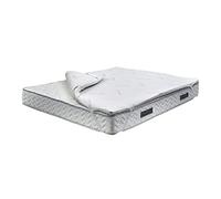 Dmora Topper Piazza e Mezza Perseo, Rinnova Materasso, Sovramaterasso, Materassino per Ospiti, Made in Italy, 120x190 h5 cm, Bianco