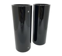 DMP, copri forcella superiore, 49 mm. Nero lucido Softail: 18-20(NU)FXBB Stre...