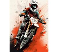 DMQBT 1000 Pezzi - Puzzle Irregolare Pieces - Motoss Racings Art Oil Painting - Per L'Immagine Artistica Del Gioco Antistress Per Adulti - Giochi Per Ridurre Lo Stress In Famiglia - DX492ZW