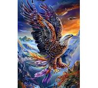 DMQBT 1500 Pezzi - Colorful Difficult Puzzle - Gifts - Eagless Art Oil Painting - Giochi Per Ridurre Lo Stress In Famiglia - Adults Challenge Toys - Vw30Zq