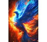 DMQBT 1500 Pezzi ，Poster ，Difficult Puzzle ，Gifts ，Colorful ，Phoenixs Art Painting ，Giochi Per Ridurre Lo Stress In Famiglia ，Adult Home Personalised Challenge Toys - Dc110Zw