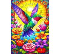 DMQBT 1500 Pezzi Puzzle For Adults - Colorful - Hummingbirds Art Painting - Decorazione Della Casa - Difficult Puzzle 1500 Pezzi For Adults Challenge - Vw76Zq