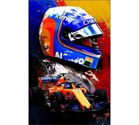 DMQBT 1500 Pezzi Puzzle - Irregular Puzzle - Gifts - F1 Classic Racings Poster - Giochi Di Memoria Per Famiglie Adulte - For The Elderly Educational Stationery - Hz267Xa