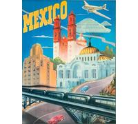 DMQBT 1500 Pezzi Puzzle Per Adults ，Retro Posters Of Mexican Cities ，Giocattoli Per La Sfida Del Divertimento In Famiglia ，1500 Pezzi Difficult Puzzles - Xu689Tw