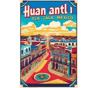 DMQBT 1500 Pezzi Puzzle Per Adults ，Retro Posters Of Mexican Cities ，Giocattoli Per La Sfida Del Divertimento In Famiglia ，1500 Pezzi Difficult Puzzles - Xu688Tw
