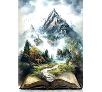 DMQBT 1500 Pezzi Puzzle Puzzle - Abstract Books Art Picture - For Giocattoli Per La Sfida Del Divertimento In Famiglia Gifts - Giochi Per Ridurre Lo Stress Per Adulti - Xt131Zp