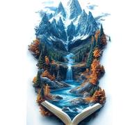 DMQBT 1500 Pezzi Puzzle Puzzle - Abstract Books Art Picture - For Giocattoli Per La Sfida Del Divertimento In Famiglia Gifts - Giochi Per Ridurre Lo Stress Per Adulti - Xt128Zp