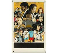 DMQBT Colorato Puzzle - Puzzle Difficile - 1500 Pezzi - Pulps Films Fictions Uma Thurman Poster - Giochi Per Ridurre Lo Stress In Famiglia - Ns211Zk