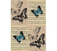 DMQBT Puzzle Difficile Da 1000 Pezzi - Puzzle Irregolare Colorato - Artistic Immagine Of Butterflys On Sheet Musics - Giocattoli Personalizzati Per Adulti - DX36ZW