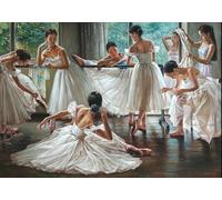 DMQBT Puzzles 1500 Pezzi - Ballet Dancers Paintings - Difficult Puzzle 1500 Piece Per Adults Challenge - Family Decorazione Artistica Da Parete - Xu679Tw