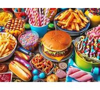 DMQBT Puzzles 1500 Pezzi For Adults - Difficult Puzzle 1500 Pezzi For Adults Challenge - Desserts Art Immagini - Giocattoli Educativi Per Alleviare Lo Stress In Famiglia - Vw115Zq