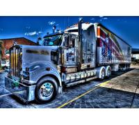 DMQBT Puzzles 1500 Pezzi Per Adults ，Difficult Puzzle 1500 Piece Per Adults Challenge ，Truck Art Pictures ，Giocattoli Per La Sfida Del Divertimento In Famiglia - Xu478Tw