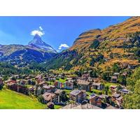 DMQBT Puzzles 1500 Pezzi - Zermatt Switzerland Scenery Pictures - Puzzles Per Adults 1500 Piece - Giocattoli Per Sfide Difficili E Divertenti In Famiglia - Xu436Tw