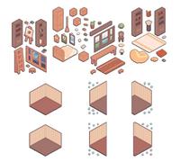 dmqdu -Adesivi per la casa, set di adesivi per la casa | 8 X crea i tuoi adesivi | Crea le tue scene di spazio, adesivi per scrapbooking e impilare adesivi per scenari per alleviare lo stress