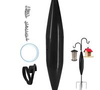 dmqdu Deflettori scoiattoli per mangiatoie per uccelli, deflettori per da mangiatoia per uccelli | Tappo cilindrico per casetta per uccelli, supporto su | deflettore