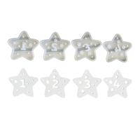dmqdu Stampi per stelle in silicone,Stampi per stelle in silicone per cottura - Stampi per fusione natalizia,Stampi per luci decorative per atmosfera natalizia, stampi in silicone per fusione,