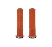 DMR Deathgrip - Manopole per manubrio con 2 flangie, colore: rosso, sottile