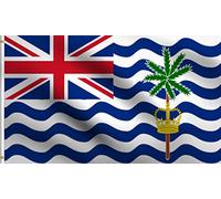 DMSE Bandiera del Territorio Britannico dell'Oceano Indiano Biot Union Queen Elizabeth II, 100% poliestere 100D, resistente ai raggi UV (0,9 x 1,5 m)